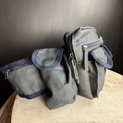 Fanny Pack для взрослых утилита или ремень сумка серый и синий держатель бутылки для воды и многое другое - Изображение 1 из 4