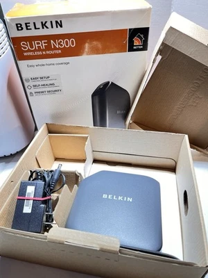 Belkin Surf N300 Wireless N Router – Easy Whole-Home Coverage - Image 1 of 4