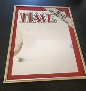 Rivista Tempo Vintage UOMO DELL'ANNO Novità Specchio 8"x10" - Foto 1 di 4