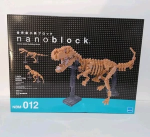 NANOBLOCK T-Rex SKELETON MicroSized Building Blocks NBM-012 Sealed Unopened - Picture 1 of 3