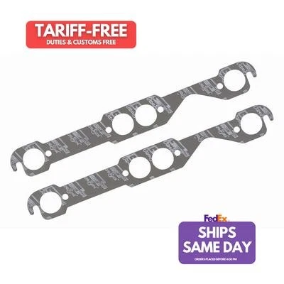 Paquete de 2 juntas de escape Mr Gasket 5907 núcleo de acero laminado Sb Chevy rendimiento Foto 1 de 4