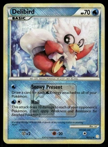 Pokemon Tcg League Promo Delibird 39/123 Crosshatch NM - Picture 1 of 2