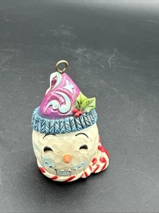 Jim shore hardwood Creek snowman Christmas ornament - Picture 1 of 9