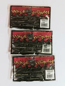 3 Packs Wave Worms 5" Tiki- Moko Lizard. Christmas Tree  - Picture 1 of 1