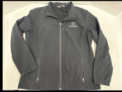 Mercedes Benz Logo Women’s XL Port Authority Soft Shell Lined Jacket Black - Image 1 of 4