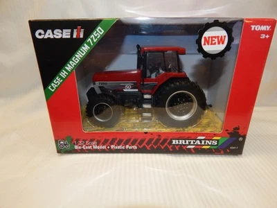 BRITAINS CASE IH MAGNUM 7250 TRACTOR RED 50TH ANNIVERSARY 43417 BNIB 1:32 - Image 1 of 3