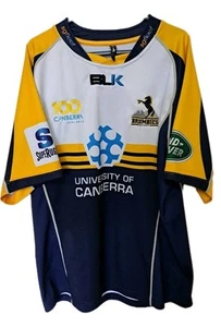 Brumbies Rugby Shirt BLK 2013 Size 2XL - Picture 1 of 4