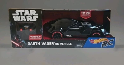 Hot Wheels Star Wars Darth Vader RC Vehicle Disney 1:18 Scale - Image 1 of 4