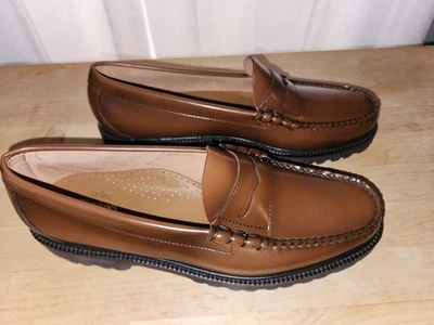 NWOB G. H. Bass Weejuns Originals Brown Leather Larson Shoes - Men's 13D - NICE! - Image 1 of 4