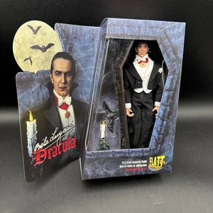 Figura de personaje Bela Lugosi como Drácula escala 1/9,5 mundo plano 1998 rara - Imagen 1 de 8