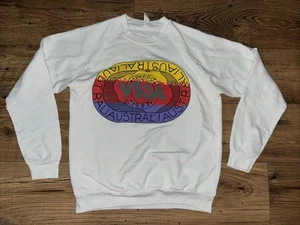 Vintage 90s Speedo Visa Australia Crewneck Sweatshirt L Made In USA - Picture 1 of 6