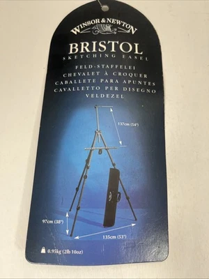 Winsor & Newton Bristol Alum Sketching Easel W/ Black Carry Case (mdl 700621) - Image 1 of 4