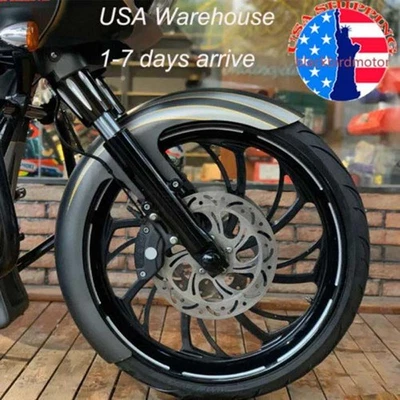 21" Wrap Front Fender For Harley Touring Electra Street Road Glide King Baggers - Изображение 1 из 4