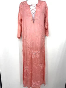Anna Trzebinski Kleid Damen M Handmade Vintage Kaftan Maxi Boho Luxus LESEN - Bild 1 von 24