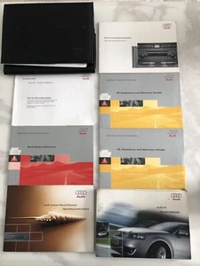 2003 AUDI A3 2.0 Inc AUTO OWNERS MANUAL HANDBOOKS Wallet See Pictures - Picture 1 of 7