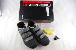 Louis Garneau Graphite Men's Cycling Bicycle Shoes Black - New - 42.5EU 9.0US - Picture 1 of 12