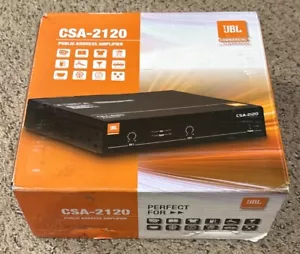 JBL CSA-2120 2x120W 2-Channel Installed Sound Power Amplifier (J21) - Picture 1 of 1