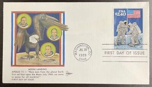 #2419 $2.40 Priority Mail FDC by Gill Craft, Perfect!!! - Picture 1 of 1