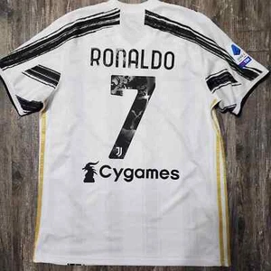 Maglia Calcio Adidas Juventus Home 2021 Cristiano Ronaldo Uomo L Portogallo Italia - Foto 1 di 5