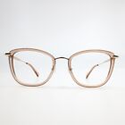 Longchamp Eyeglasses Frames LO2660 601 Clear Pink Gold Cat Eye Square 51-19-140