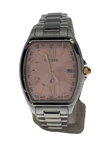 CITIZEN Womens Watch Solar Analog Pink Silver H240-T021573 Used - Picture 1 of 6