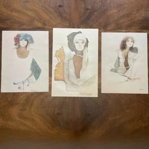 Christine Rosamond Vintage Prints 'Denim & Silk' 'Simone' 'Summer Mood' 3er Set - Bild 1 von 12