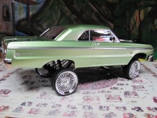 1/10 Redcat 64 Chevy Impala SS RC Donk/Lowrider Big Chrome 26"ers Wire Wheels