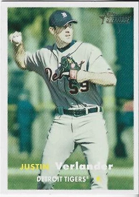 Justin Verlander 2006 Topps Rookie Card #461 - Image 1 of 2