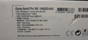 Samsung Book2 Pro 360 Convertable 15,6" Laptop Tablet 16GB 750SSD - Bild 1 von 20