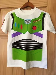 NWT Disney Store Parks Toy Story Buzz Lightyear Costume Boy T Shirt Tee L - Picture 1 of 2