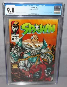 Spawn #6 (Overt-Kill 1. Auftritt) CGC 9.8 NM/MT Image 1992 Todd McFarlane - Bild 1 von 3
