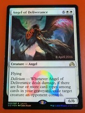 1x Angel of Deliverance | FOIL Prerelease | Shadows over Innistrad | MTG Magic