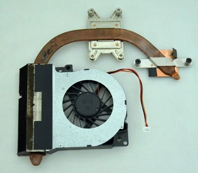 SAMSUNG R60 PLUS P500 NP-R60Y FAN+HEAT SINK ASSEMBLY BA31-00051A BA62-00445A(93) - Image 1 of 2