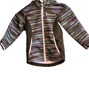 FREE COUNTRY GIRLS TODDLER JACKET SIZE SMALL 4 WATERPROOF  - Picture 1 of 8