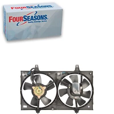 Conjunto de ventilador condensador y radiador doble 4 estaciones para Infiniti I30 1996-1999 Foto 1 de 4