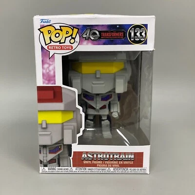 ASTROTRAIN 133 TRANSFORMERS 40 YEARS FUNKO POP! VINYL FIGURE TOY COLLECTABLE - Image 1 of 4