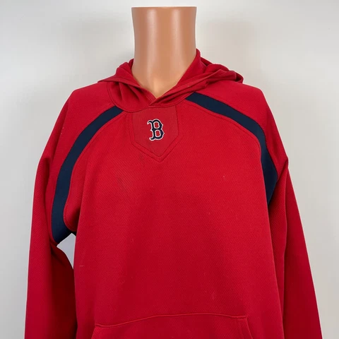 Majestic Boston Red Sox Therma Base Hoodie Sweatshirt MLB Baseball Size XL Cover