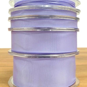 LAVENDER GROSGRAIN RIBBON 3-38mm Thin Wide Solid Plain Light Purple Cord PER 1M - Picture 1 of 1