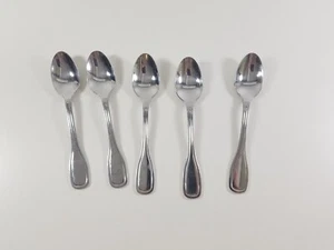 Lot of 5 Vintage Silver Plate Silverware Flatware Spoon Spoons Unknown Maker - Picture 1 of 1
