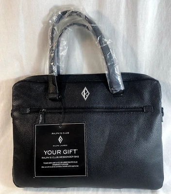 Ralph Lauren Bolso para Laptop Promo Fragancia Compra Bolso Negro Correa para el Hombro Nuevo Foto 1 de 4