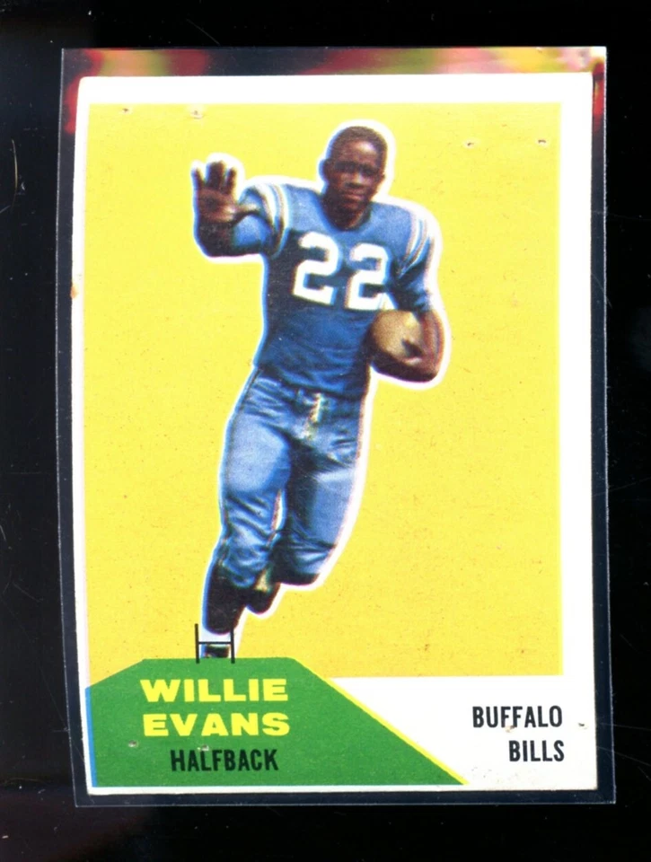 1960 FLEER #65 WILLIE EVANS BILLS E023887 - Image 1 of 1