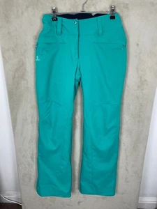 Pantaloni da sci donna Salomon Advanced pelle asciutta isolati taglia W30 L32 verde - Foto 1 di 10