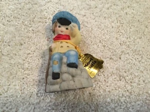 Vintage 1978 Jasco Merri-Bells Bisque Porcelain Bell Figure Figurine New w/ Tag - Picture 1 of 1