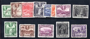 BRITISH GUIANA 1934 S.G. #288-300 SC. #210-222 USED - Picture 1 of 1