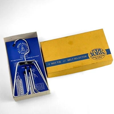 Corbata y cinturón vintage york 4 vías selector Foto 1 de 4