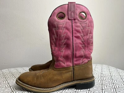 Botas de Vaquero Shyanne Mujer Bordadas 4D Punta Cuadrada Rosa/Marrón 43920Y Barbie Foto 1 de 4
