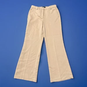 Ann Taylor Woman’s Size 8 Petite Tan Trousers Slacks Flared Leg 30x29.5 - Picture 1 of 7