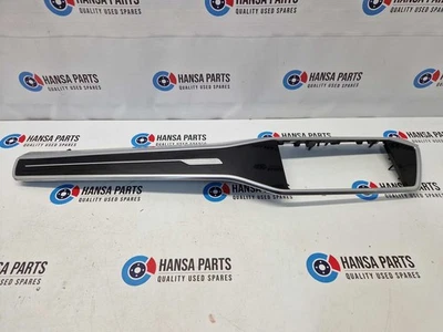 Audi S6 A6 A7 C8 2018-2024 painel interno acabamento display surround brilho preto - Imagem 1 de 4