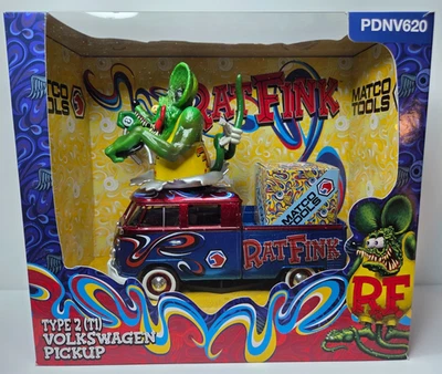 Camioneta pickup Volkswagen Rat Fink 1:24 Diecast Matco herramientas exclusivas nueva en caja Foto 1 de 4