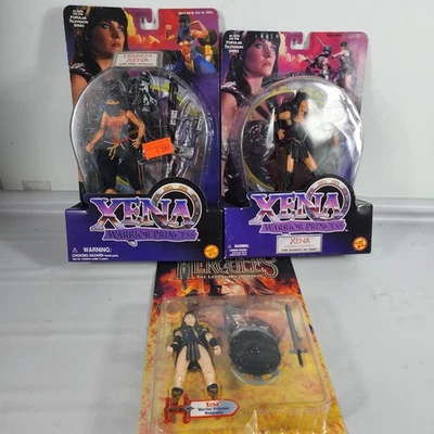 Lote De Colección Xena Guerrero Princesa Figuras de Acción Harén/Cazadora Toy Biz Foto 1 de 4